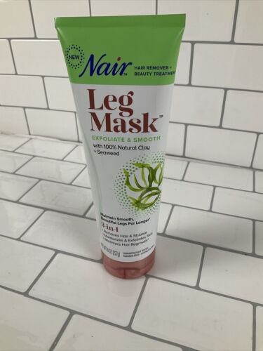 Nair Hair Remover+Beauty 3in1 Treatment Leg Mask, 8 oz 100% Natural Clay+Seaweed (6922798432439)